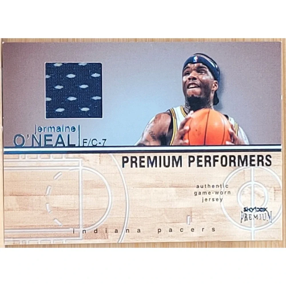 2004-05 SKYBOX‎ PREMIUM JERMAINE O'NEAL PREMIUM PERFORMERS GAME USED JERSEY